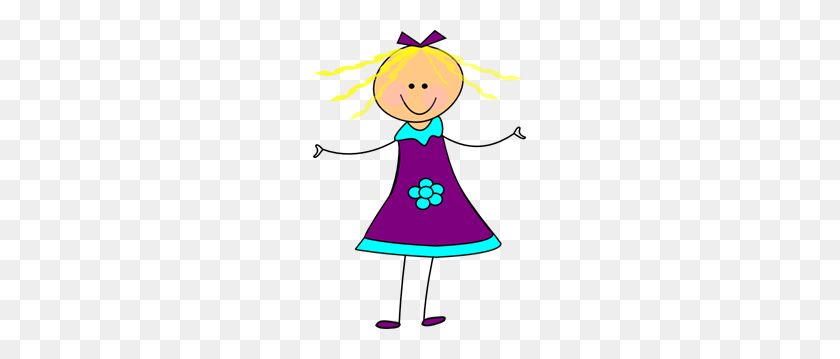213x299 Happy Girl Purple Png Clip Arts For Web - Shy Girl Clipart