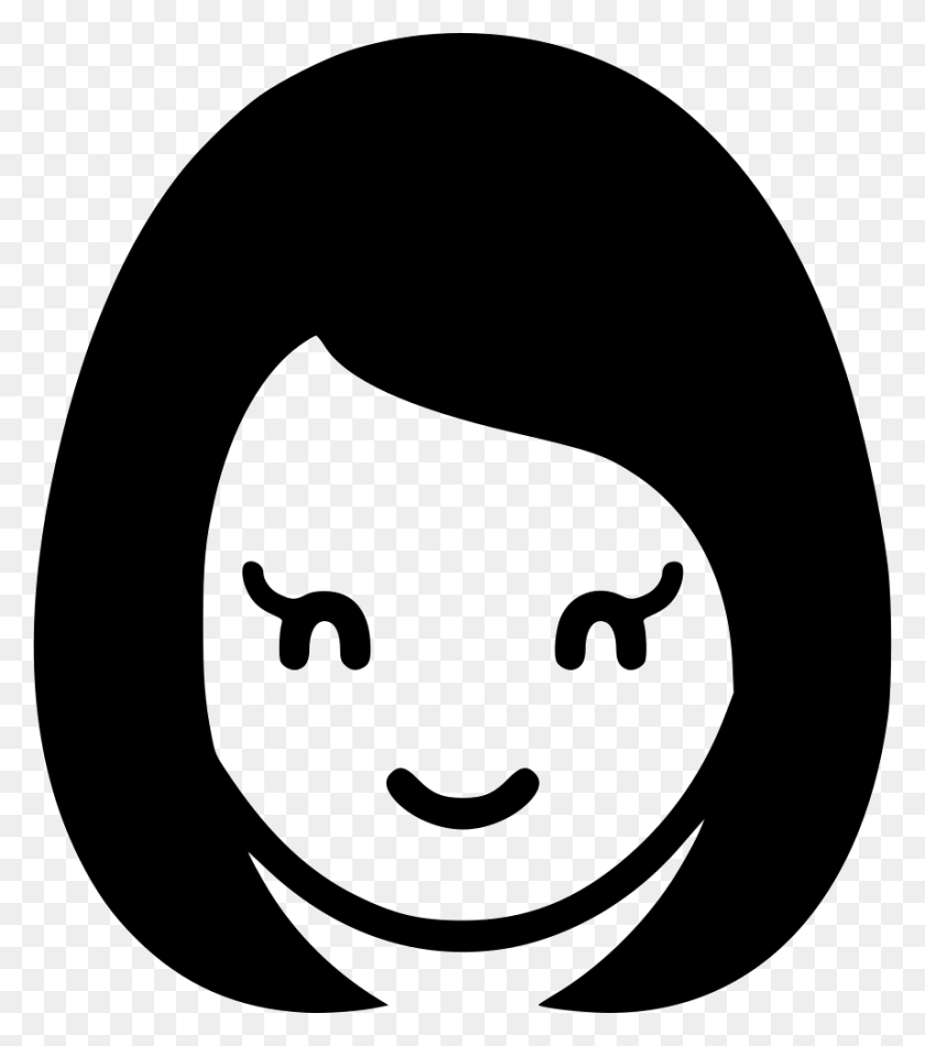 858x980 Happy Girl Woman Png Icon Free Download - Girl Icon PNG