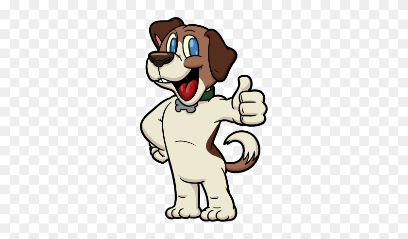 297x432 Happy Go Lucky Dog Mascot - Happy Dog PNG