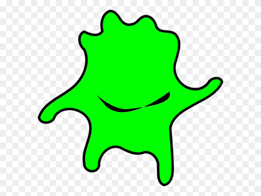 600x572 Happy Green Algae Clipart Png For Web - Algae Clipart