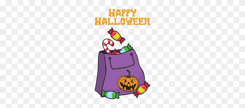 190x313 Happy Halloween Candy Sweets - Halloween Candy PNG