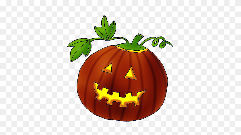 394x409 Happy Halloween Clipart - Small Pumpkin Clip Art