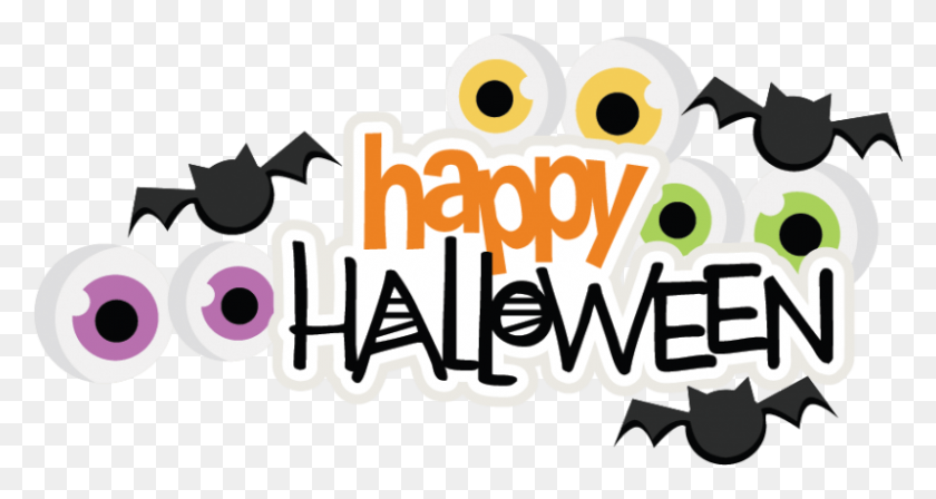 800x398 Клипарт Happy Halloween Для Бесплатного Скачивания Кроссворда - Happy Halloween Clipart