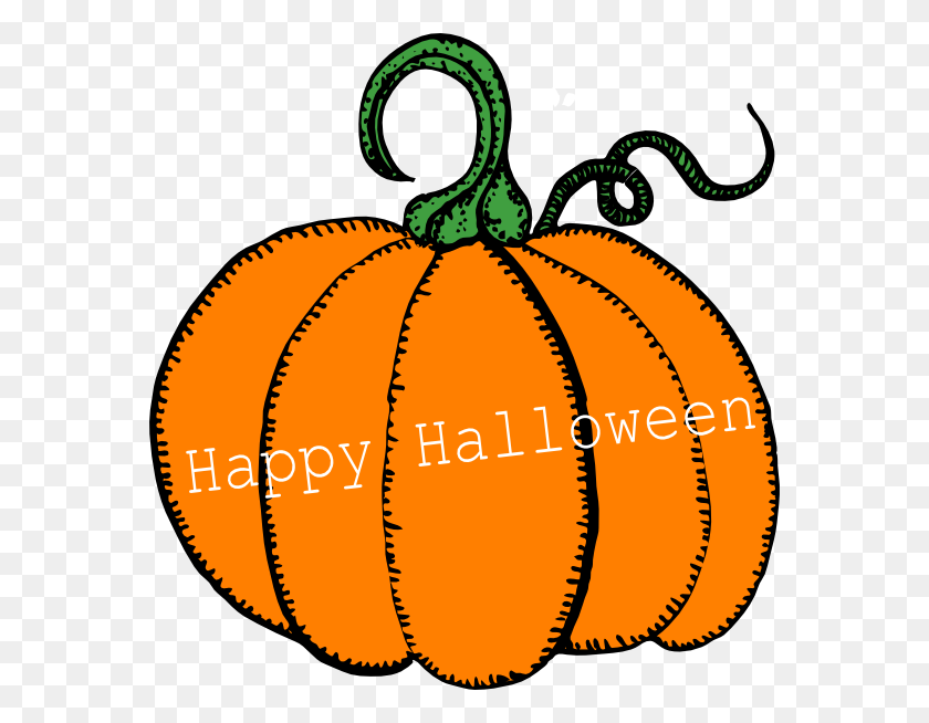 570x594 Happy Halloween Pumpkin Clip Art - Happy Pumpkin Clipart