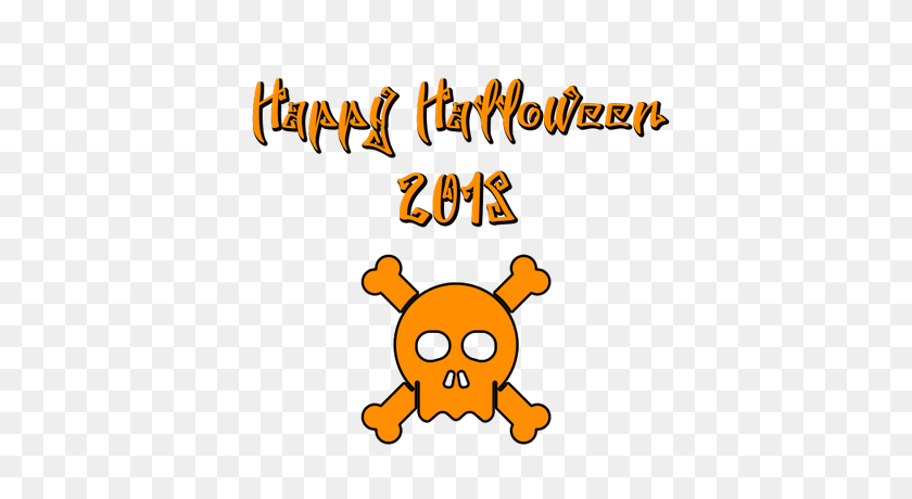 400x400 Happy Halloween Scary Font Smiling Pumpkin Transparent Png - Happy Halloween Pumpkin Clipart