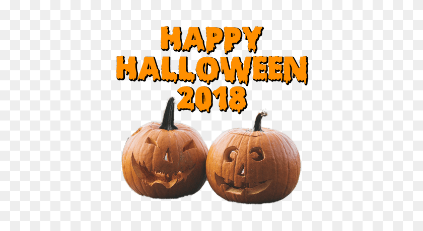 400x400 Happy Halloween Scary Pumpkin Transparent Png - Pumpkin PNG