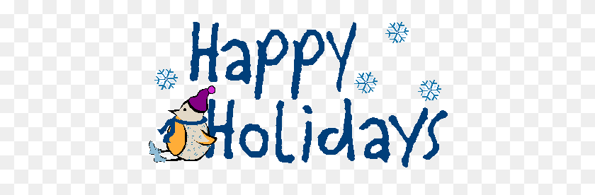 424x216 Happy Holidays From Your Oer Team! Educational Research - Happy Holidays PNG