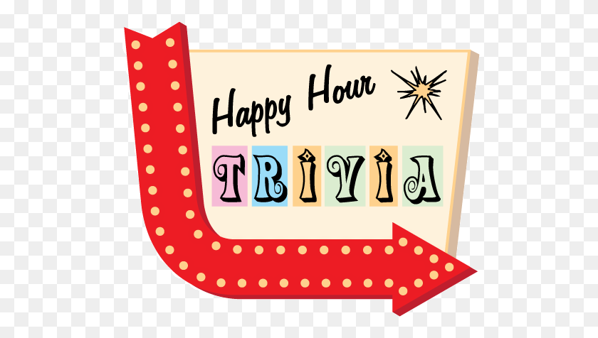 508x416 Happy Hour Trivia - Trivia Night Clip Art