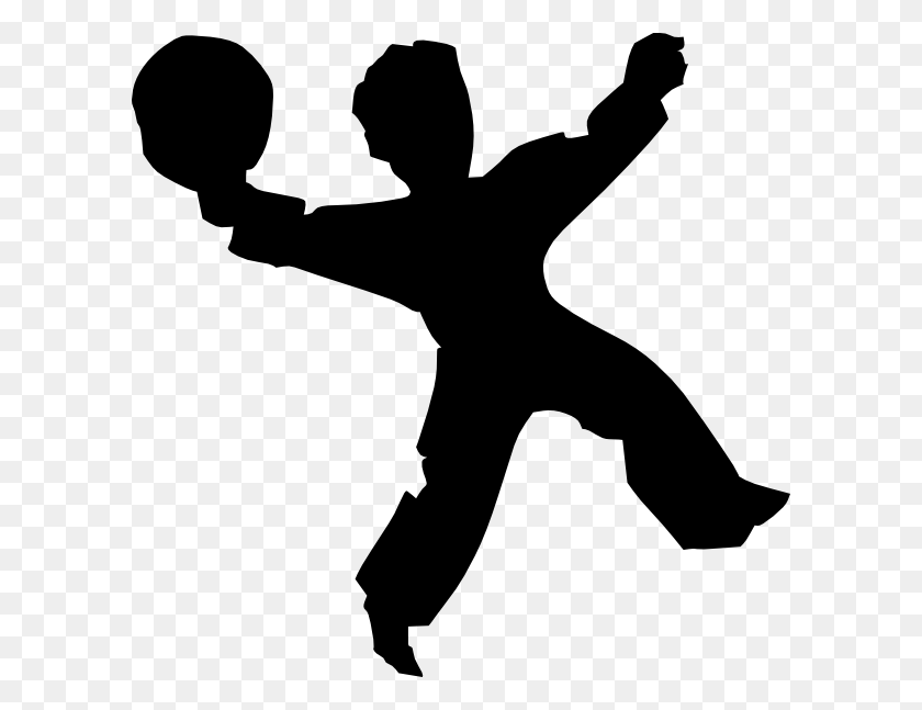600x587 Happy Jumping Man Silhouette Png, Clip Art For Web - Jump Clipart Black And White
