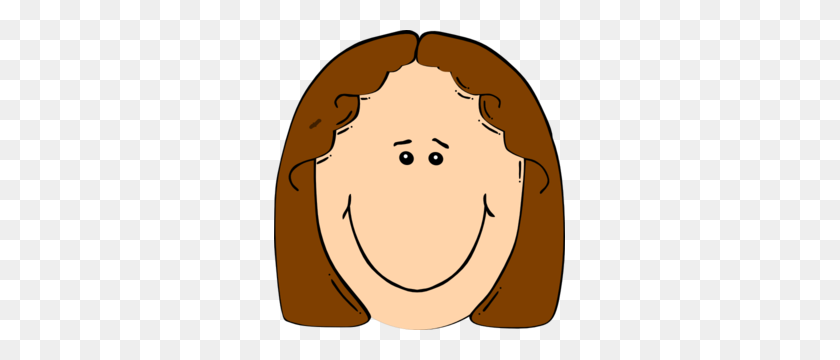 291x300 Happy Lady Clipart - Woman Thinking Clipart