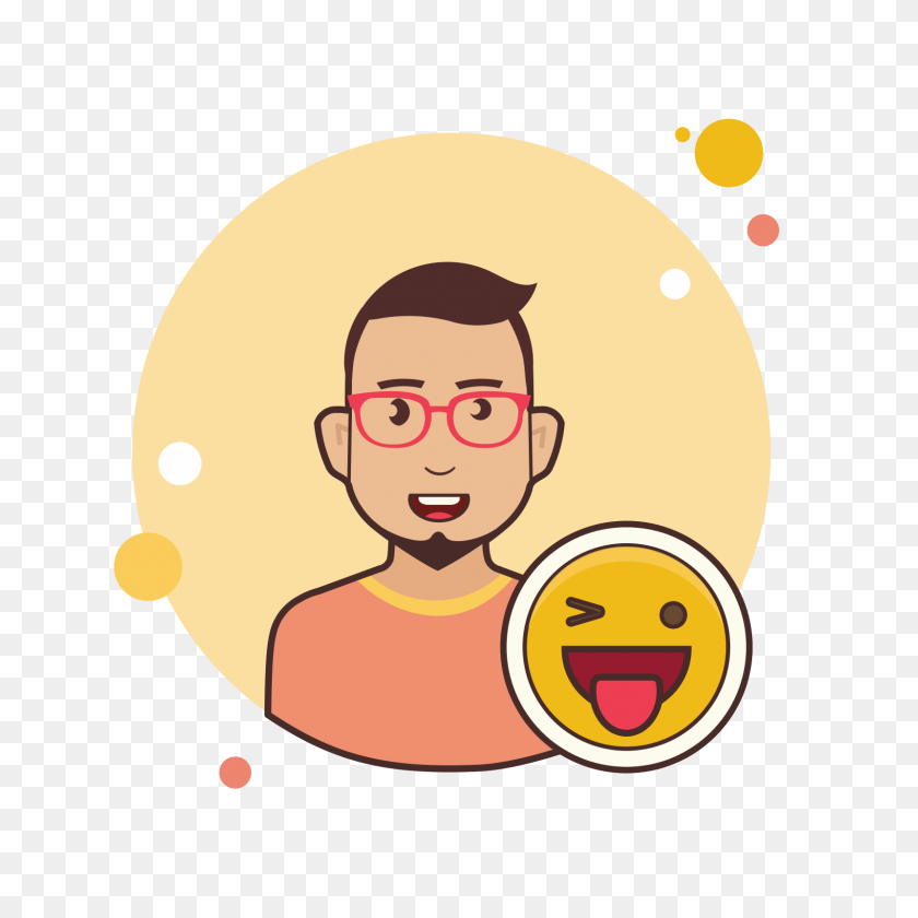 1600x1600 Happy Man Icon - Happy Man PNG