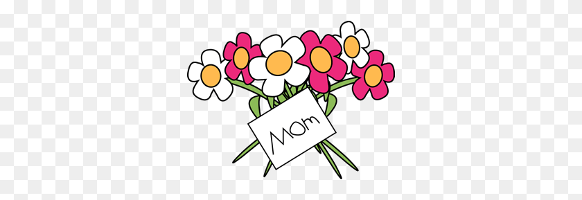 300x229 ¡Feliz Día De La Madre! - Clipart De Flores Del Día De La Madre