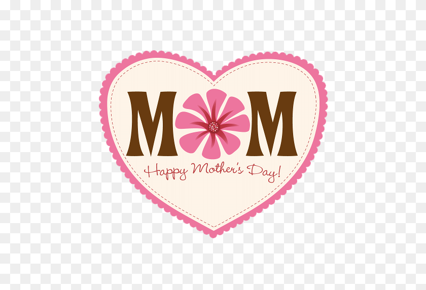 512x512 Happy Mothers Day Banner Text Transparent Png - Pink Banner PNG