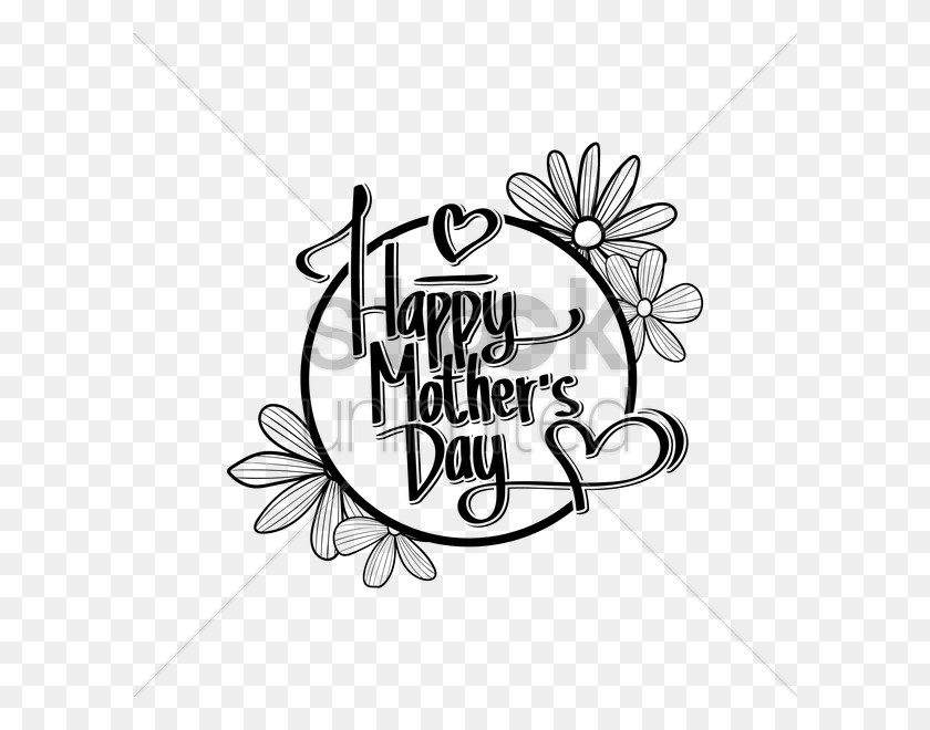 600x600 Happy Mothers Day Vector Image - Mothers Day PNG