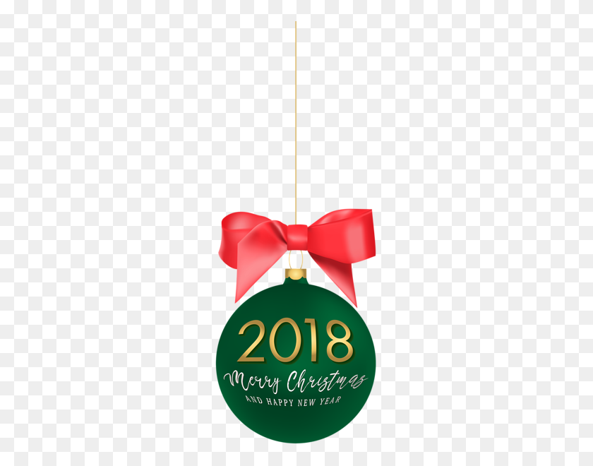 233x600 Happy New Year Christmas Ball Png Clip Art Image Christmas - New Year 2018 PNG