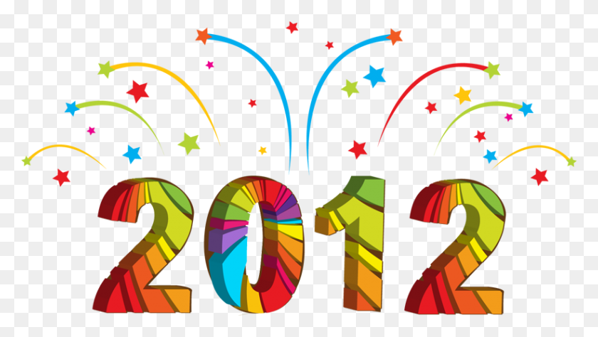 822x437 Happy New Year Clipart Free For Download Happy New - New Year 2018 Clipart