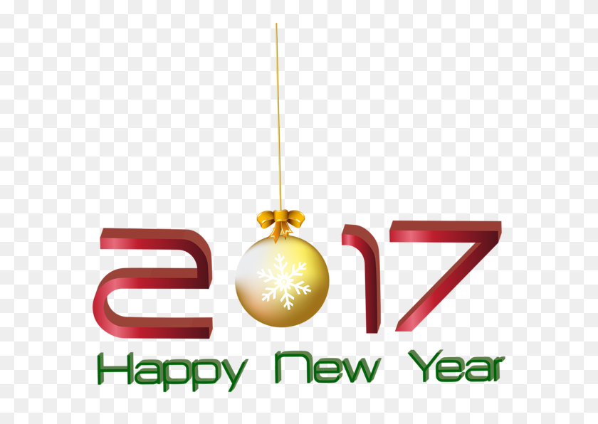 600x536 Feliz Año Nuevo, Feliz - Clipart Gratis Año Nuevo 2017