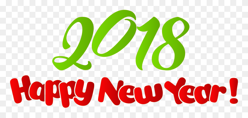 8000x3479 Happy New Year Happy New Year - New Year 2018 Clipart