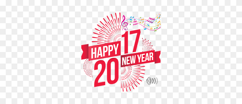 300x300 Happy New Year Ringtones Apk - Happy New Year 2017 PNG