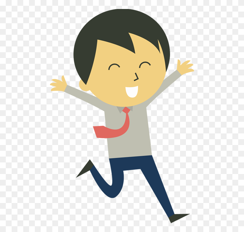 500x740 Happy Person Clipart - Person Running Clipart