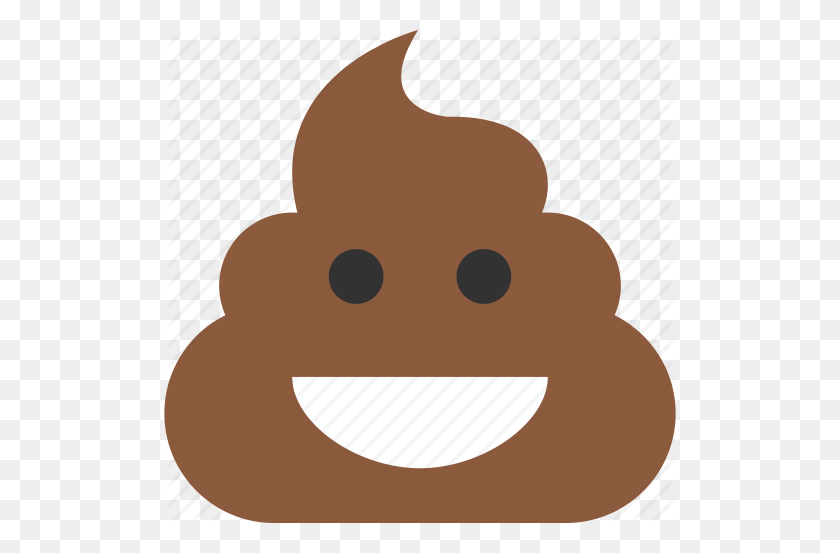 512x493 Happy, Poop Icon - Poop PNG