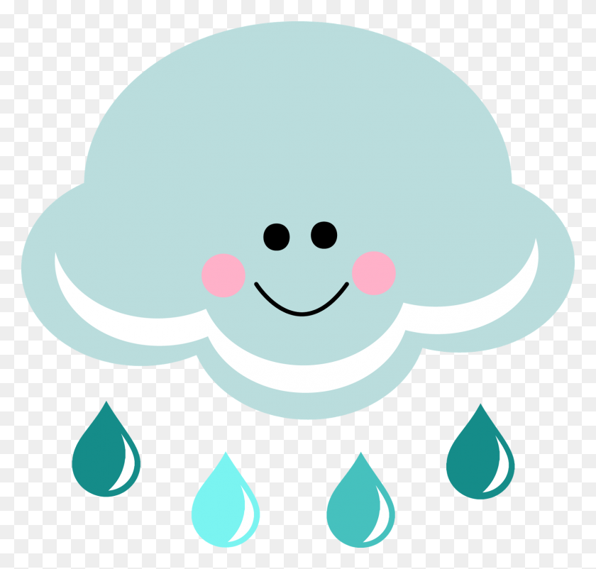 1600x1524 Happy Rain Cloud Clipart Clipartfest - Lunchroom Clipart
