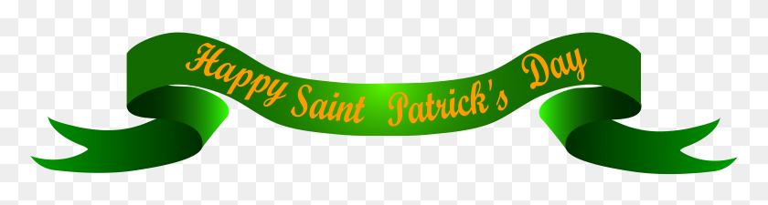 8000x1693 Happy Saint Patrick's Banner Transparent Clip Art Gallery - Saint Patrick Clipart