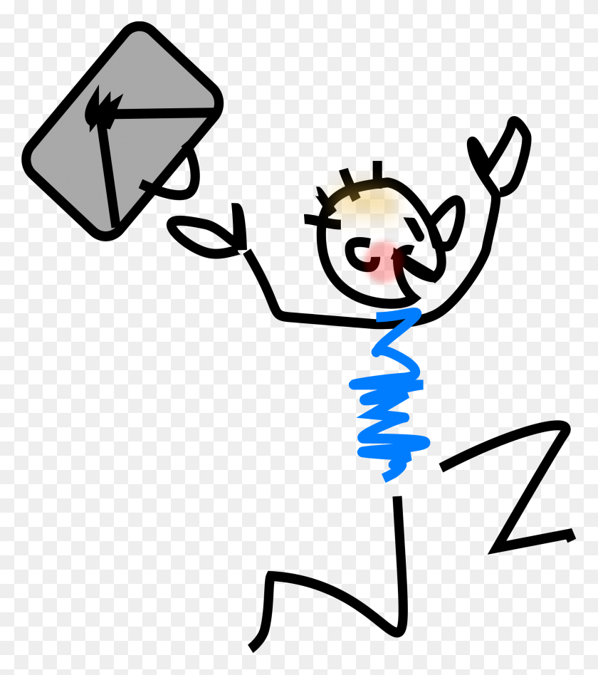 2106x2400 Happy Small Man Running Icons Png - Running PNG