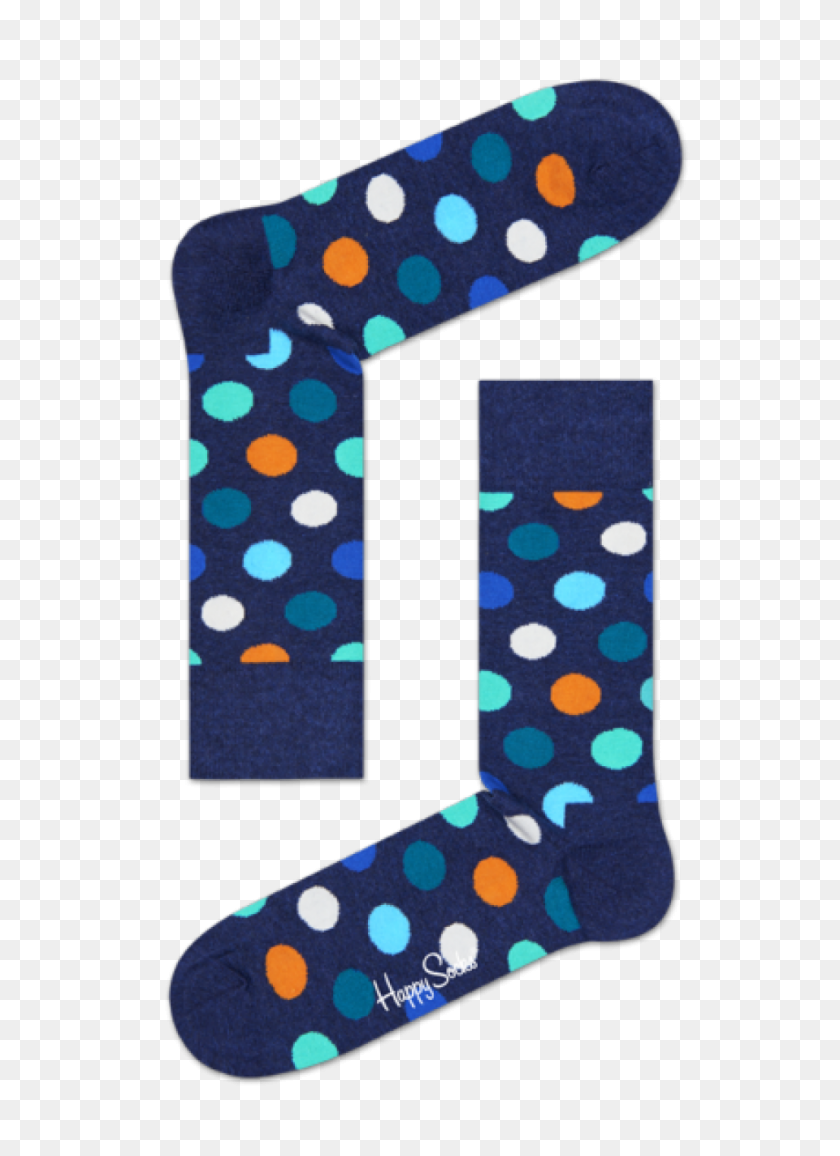 960x1349 Happy Socks Polka Dot Pattern In Blue - Polka Dot Pattern PNG