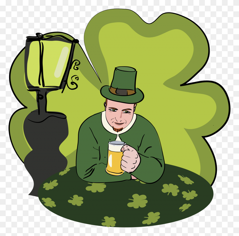 2400x2372 Happy St Patrick Day Icons Png - Patrick PNG