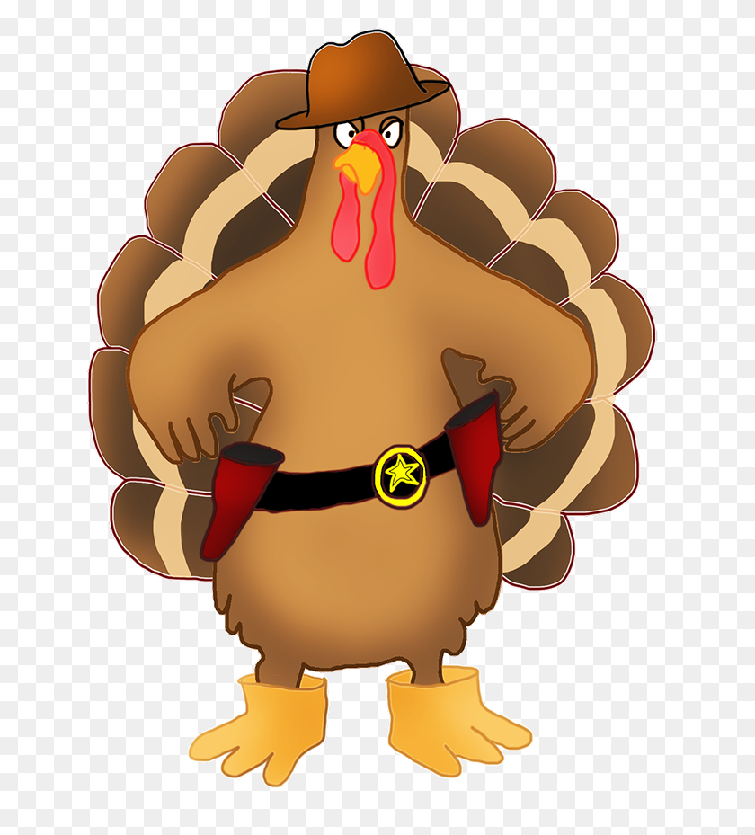 671x869 Happy Thanksgiving Clipart - Silly Turkey Clipart