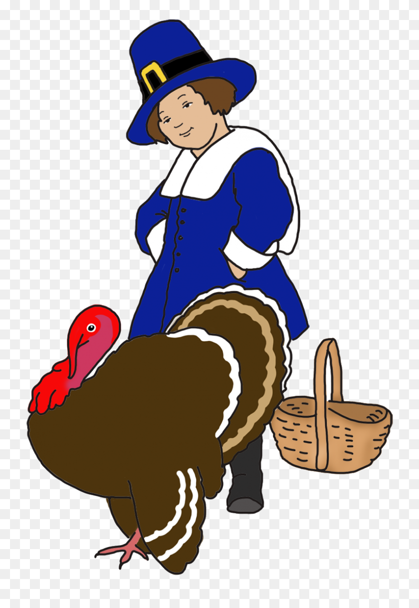 795x1181 Happy Thanksgiving Clipart - Colonist Clipart