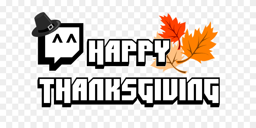 640x360 Счастливого Дня Благодарения! Twitch Fan - Клипарт С Днем Индейки
