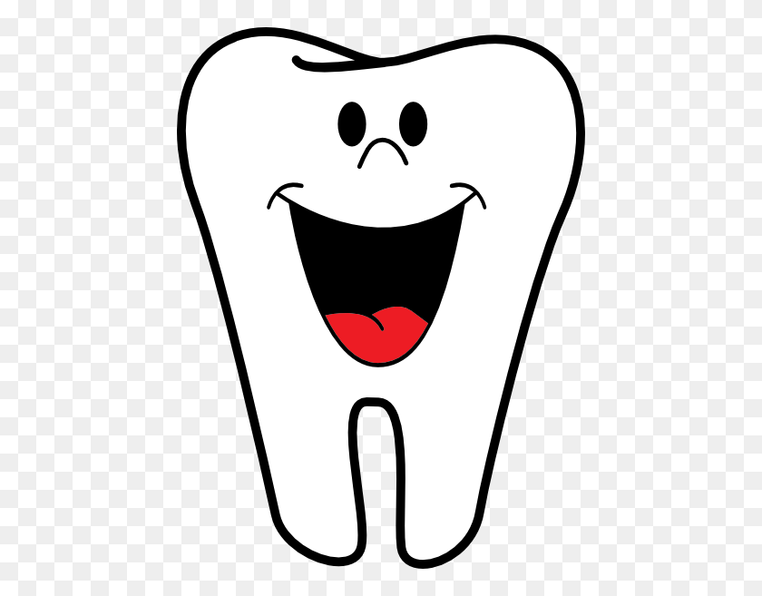450x597 Happy Tooth Clip Art - Drooling Clipart