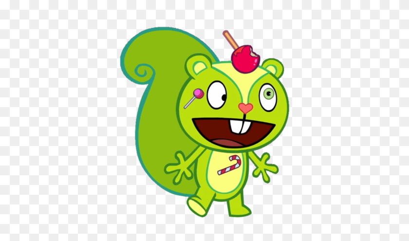 350x435 Happy Tree Friends Characters - Paranoid Clipart