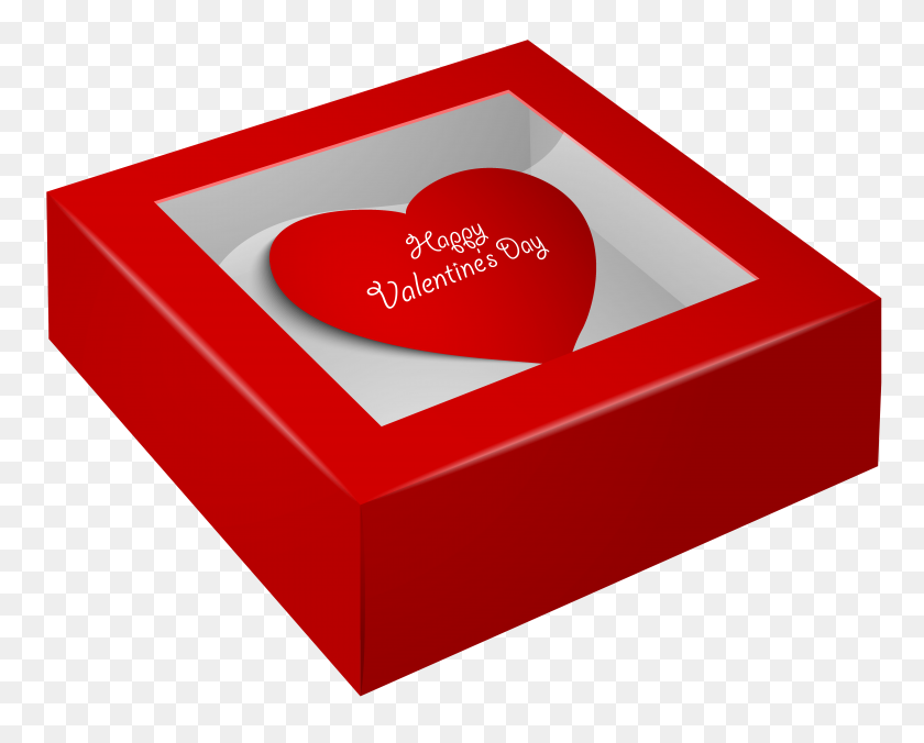6279x4963 С Днем Святого Валентина Коробка Png Картинка Галерея - Счастливое Сердце Клипарт