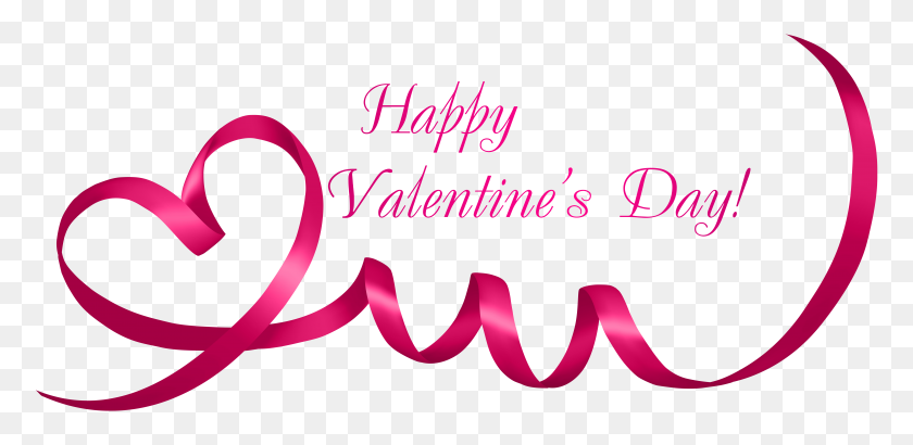8000x3595 Happy Valentine's Day Decoration Transparent Clip Gallery - Happy Valentines Day Clipart