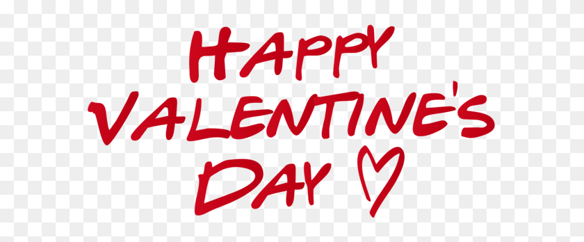 600x288 Happy Valentine's Day Png Clip Art - Happy Valentines Day Clipart