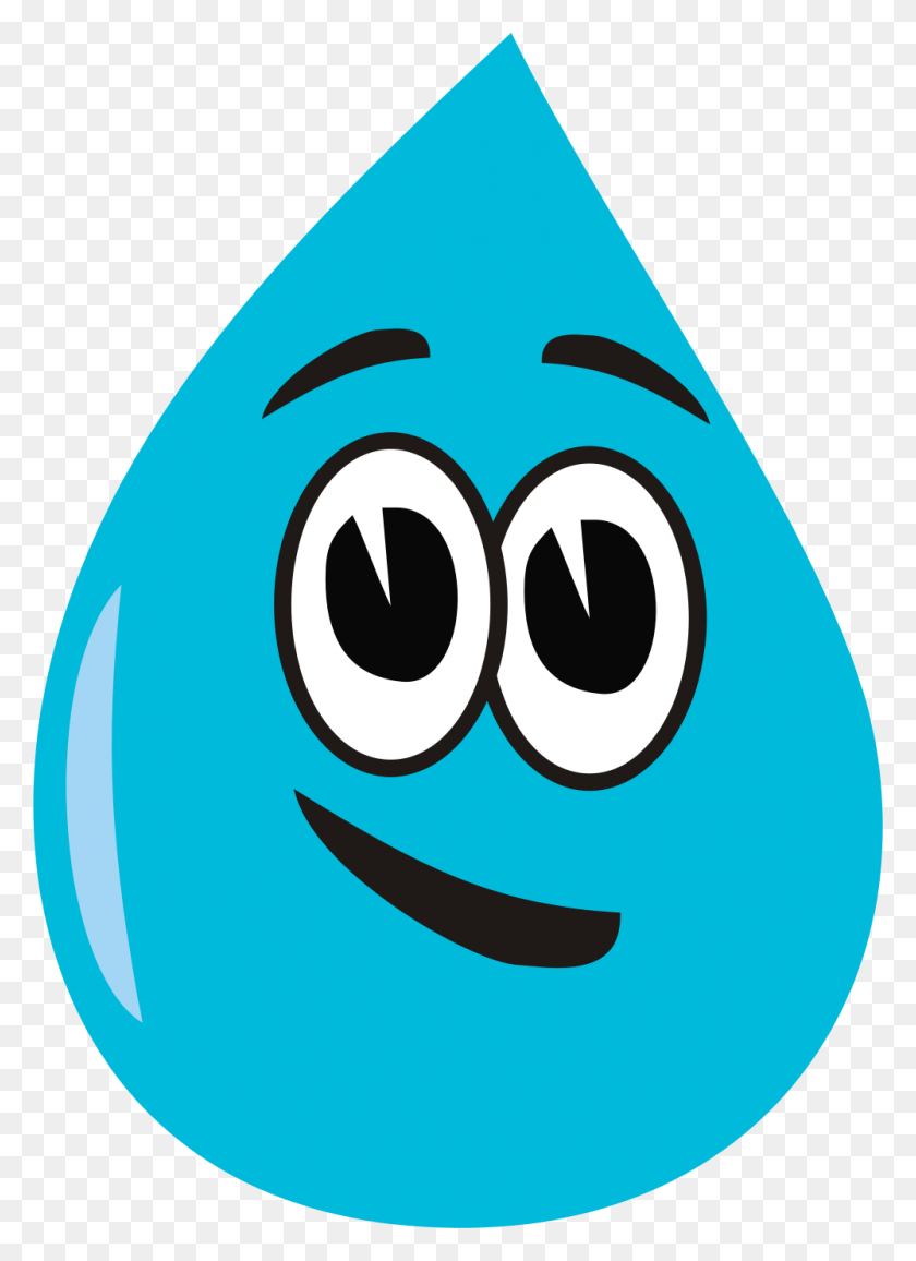999x1404 Happy Water Droplet Vector Image - Water Droplet PNG