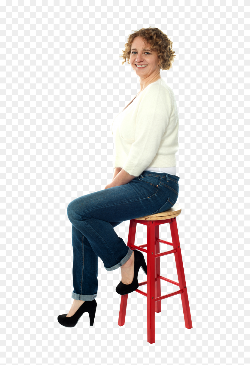 3030x4526 Happy Women Free Png Image Png Play - Sitting PNG