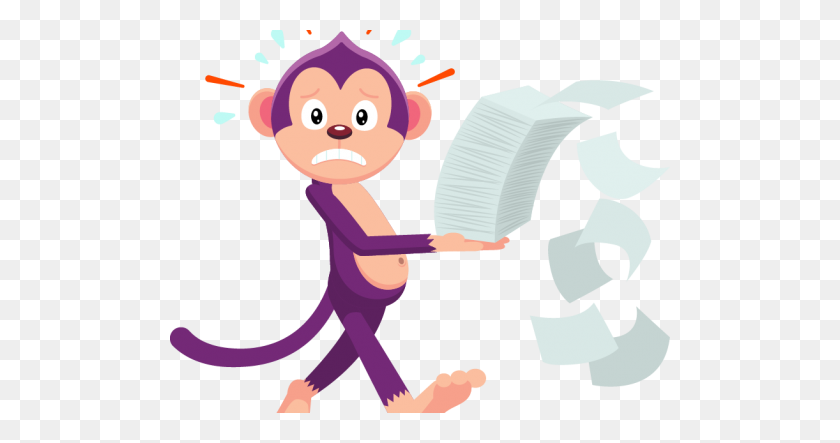 500x383 ¡Feliz Día Mundial Del Mono! Caremonkey - Clipart De Aceptación