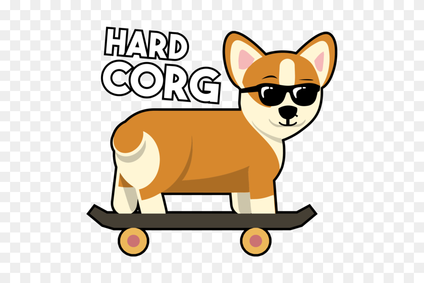 500x500 Hard Corg - Corgi PNG