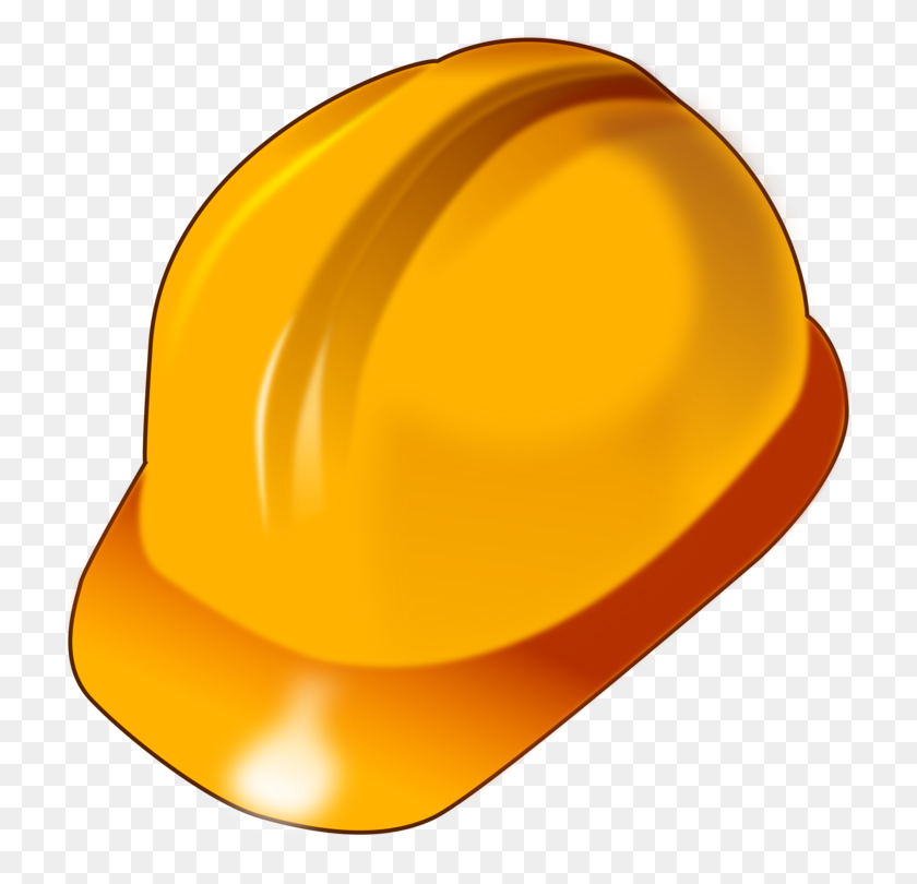 723x750 Hard Hats Architectural Engineering Laborer - Construction Hat Clipart