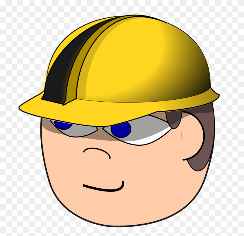 717x750 Hard Hats Helmet Construction Site Safety Laborer - Safety Goggles Clipart
