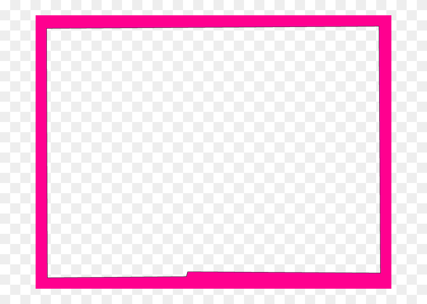 700x538 Hardee Plain Frame Style Maps In Colors - Pink Frame PNG