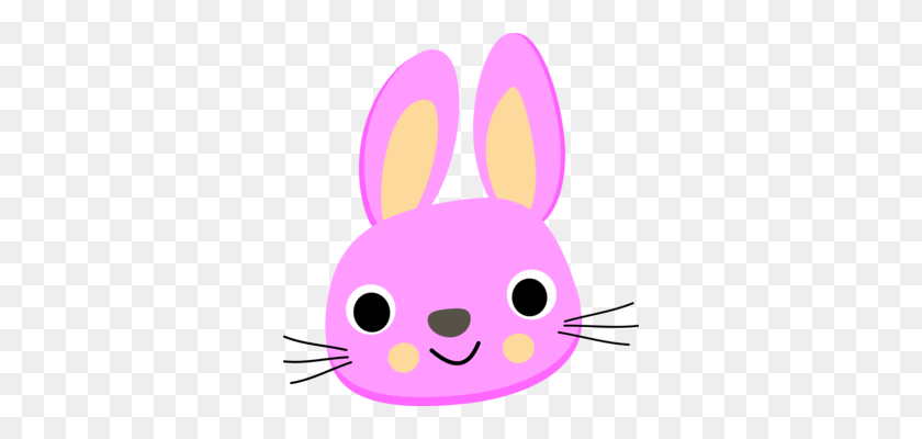 324x340 Hare Easter Bunny Rabbit Silhouette Cartoon - Bunny Silhouette Clip Art