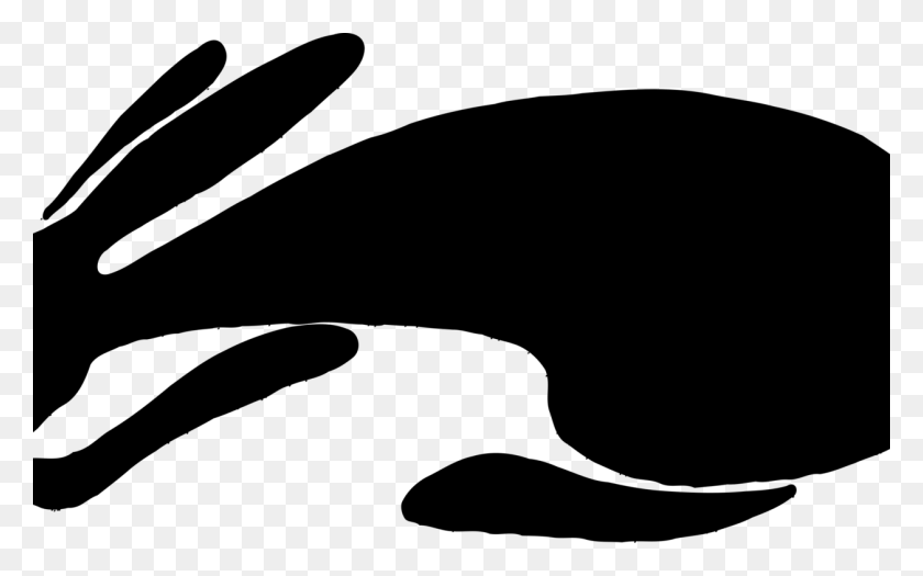 1256x750 Hare Silhouette European Rabbit Animal - Bunny Clipart Silhouette