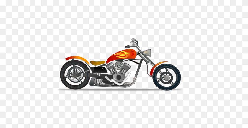 500x375 Мотоцикл Harley Davidson - Скачать Бесплатный Клипарт - Harley Davidson Clipart Black And White