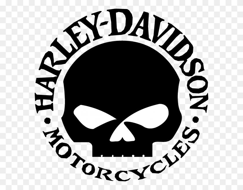 600x597 Harley Davidson Skull Logotipo De La Historia De La Bonificación De Fondo De Pantalla - Punisher Skull Clipart