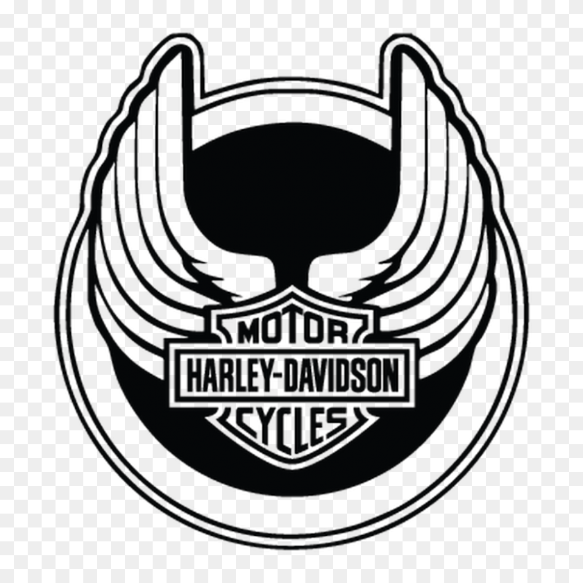 800x800 Наклейка С Крыльями Harley Davidson - Клипарт Harley Davidson